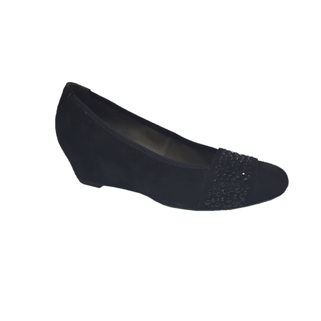 Gabor black wedges 2025